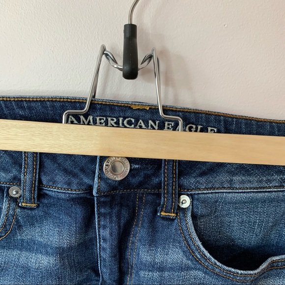2 for $20 American eagle | denim mini skirt size 4 - Picture 4 of 10